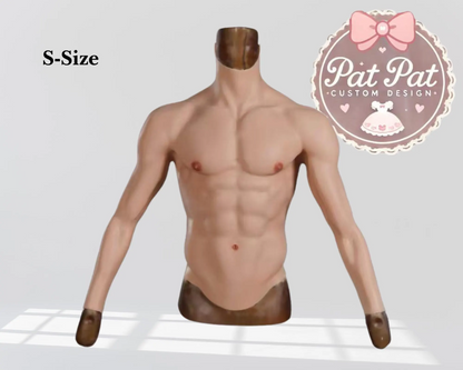 Silicone Muscle Suit Realistic Fake Muscles for Cosplay Costume, Crossdressing| Photo Shoot Prop|Fake Muscle Torso| Stage Performance Outfit