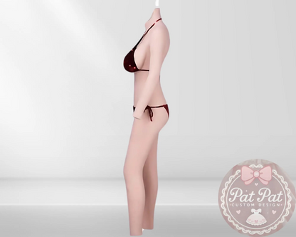 Cosplay Silicone Transformation - Realistic Full Body for Cosplay & Crossdressing| Fake Bum Women Accessories