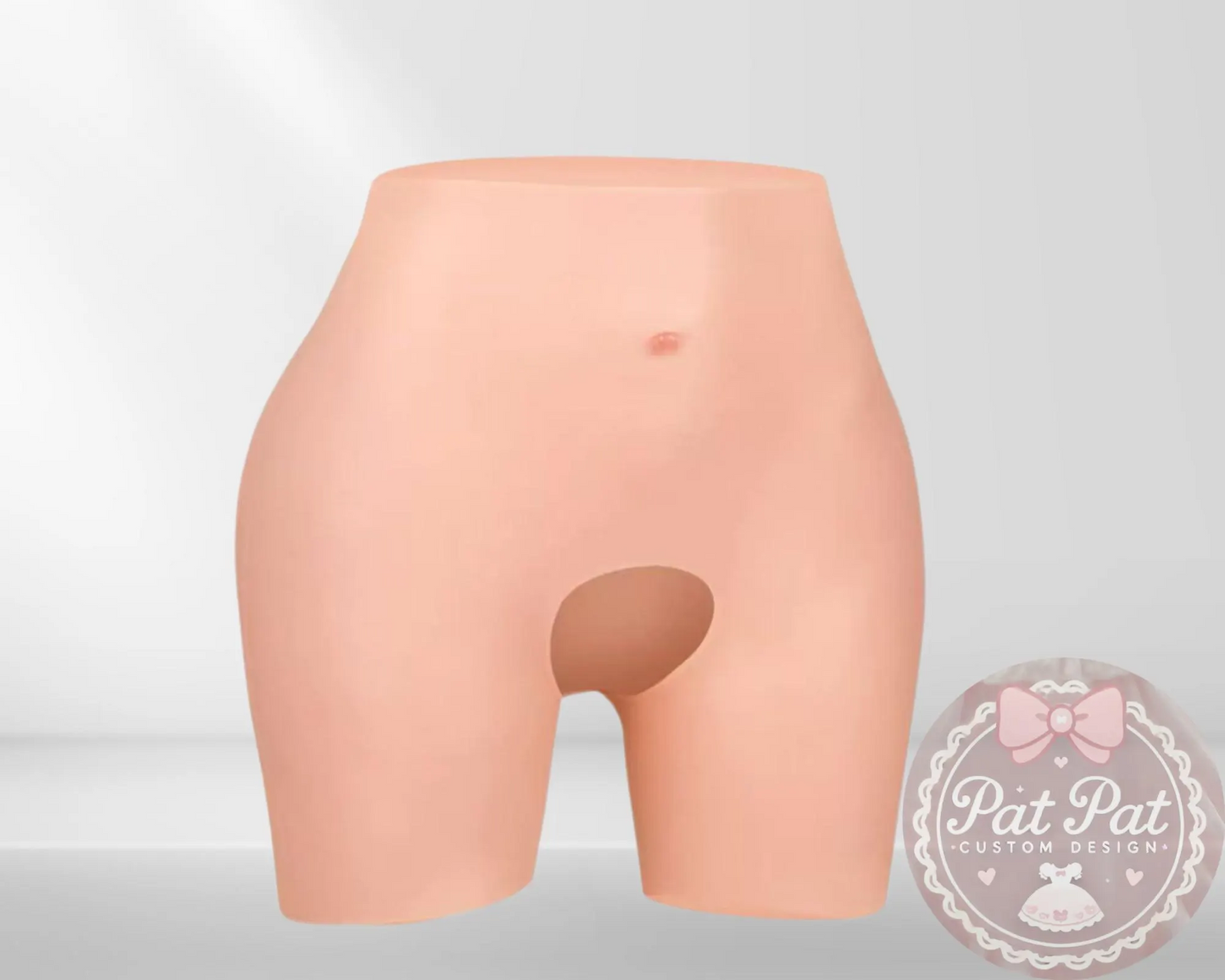 Realistic Silicone Hip Pants for Cosplay & Crossdressing - Adjustable Fake Bum Enhancer (MTF/Drag/Anime Costumes) | Medical-Grade & Sweat-Resistant