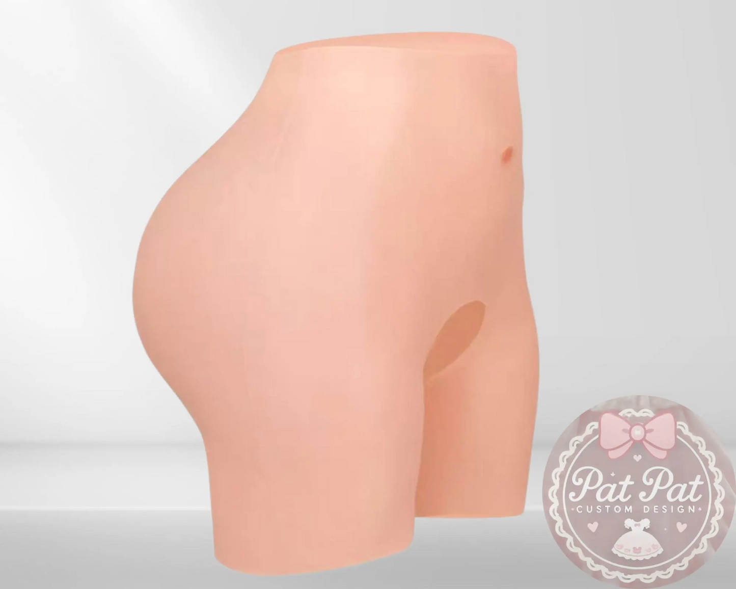 Realistic Silicone Hip Pants for Cosplay & Crossdressing - Adjustable Fake Bum Enhancer (MTF/Drag/Anime Costumes) | Medical-Grade & Sweat-Resistant