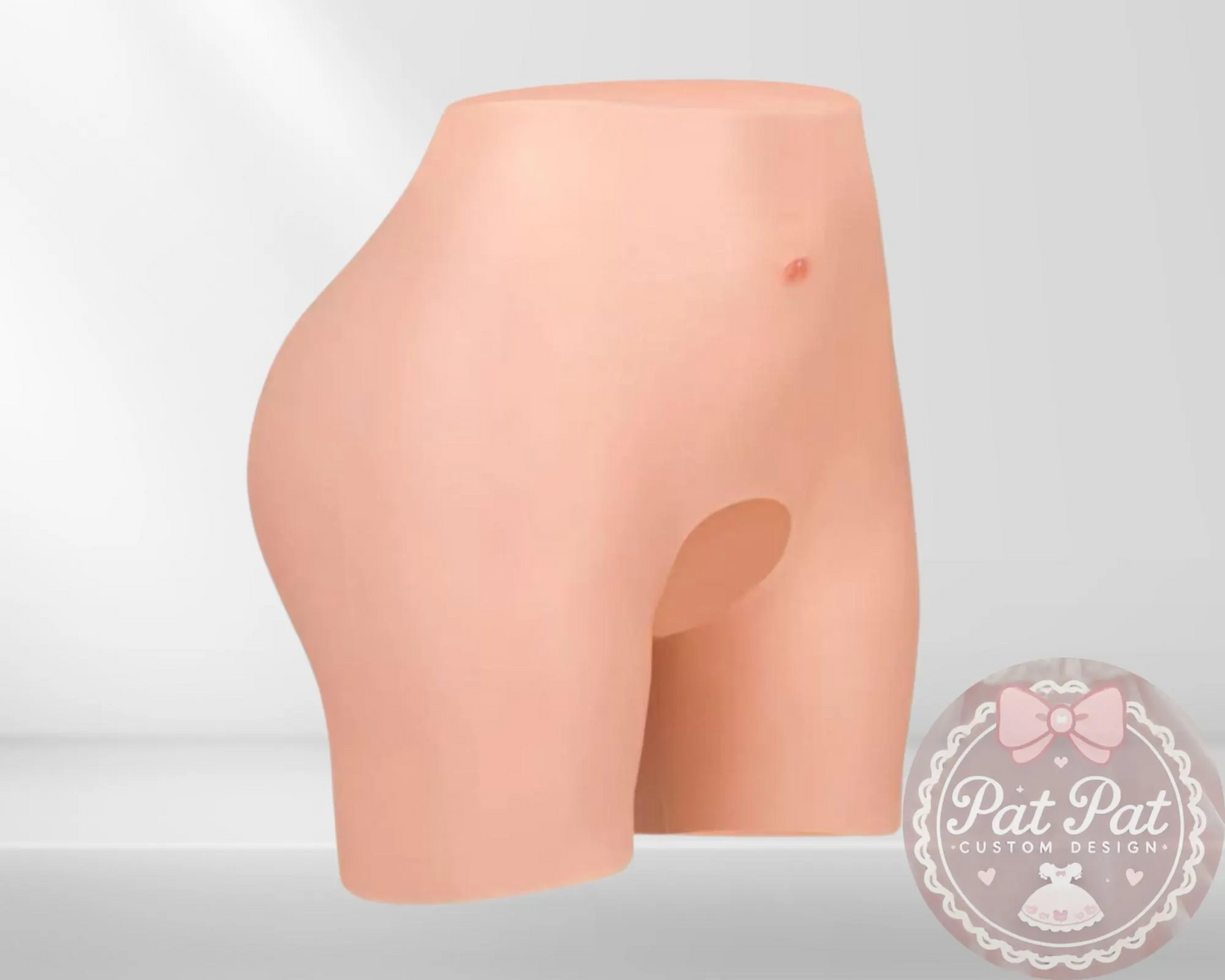 Realistic Silicone Hip Pants for Cosplay & Crossdressing - Adjustable Fake Bum Enhancer (MTF/Drag/Anime Costumes) | Medical-Grade & Sweat-Resistant