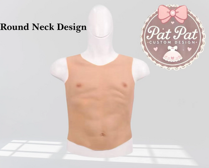 Silicone Muscle Suit Collection – High Neck, Round Neck & Half-Body Designs for Cosplay, Costume, Crossdressing| Cosplay man Accessories
