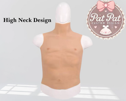 Silicone Muscle Suit Collection – High Neck, Round Neck & Half-Body Designs for Cosplay, Costume, Crossdressing| Cosplay man Accessories