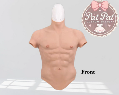 Silicone Muscle Suit Collection – High Neck, Round Neck & Half-Body Designs for Cosplay, Costume, Crossdressing| Cosplay man Accessories