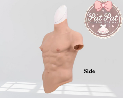 Silicone Muscle Suit Collection – High Neck, Round Neck & Half-Body Designs for Cosplay, Costume, Crossdressing| Cosplay man Accessories