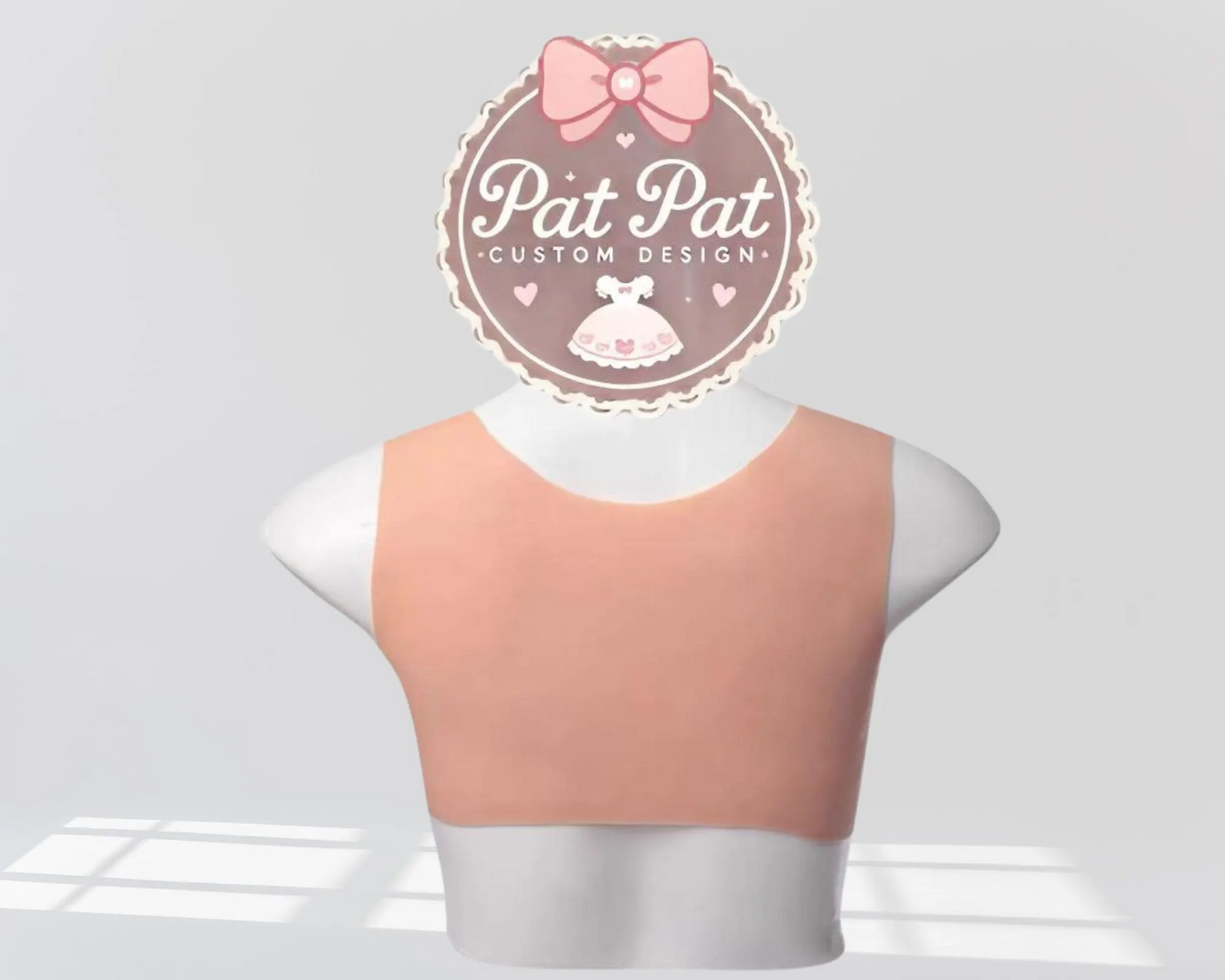 Summer Round-Neck Breast Form – Lightweight and Realistic | Cosplay & Crossdressing| Fake Boobs - Beautiful Cosplay Women Accessories| Gift