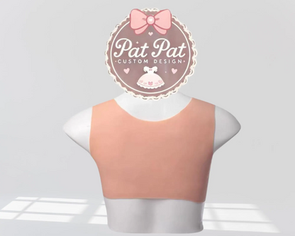 Summer Round-Neck Breast Form – Lightweight and Realistic | Cosplay & Crossdressing| Fake Boobs - Beautiful Cosplay Women Accessories| Gift